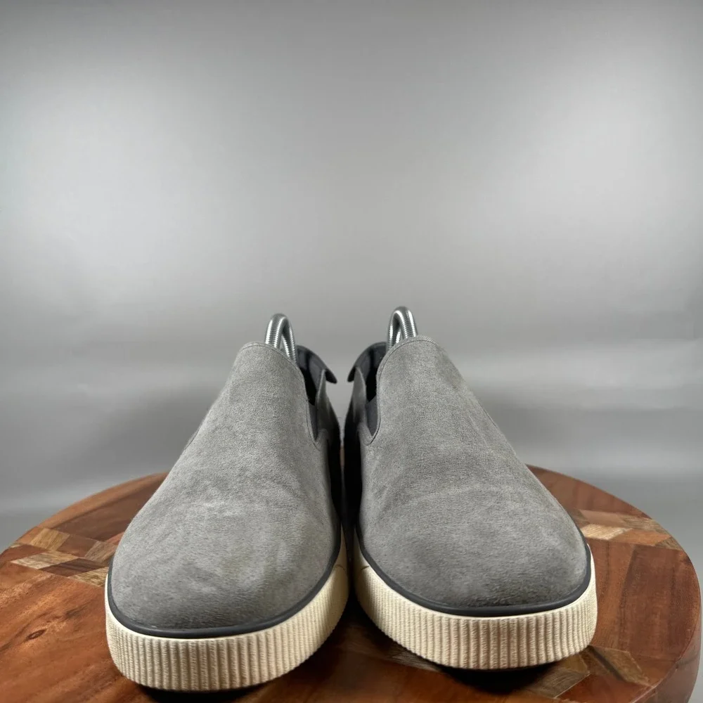 Cole Haan Mens GrandSeries Gray Suede Slip On Sneakers C35270 Size 8M